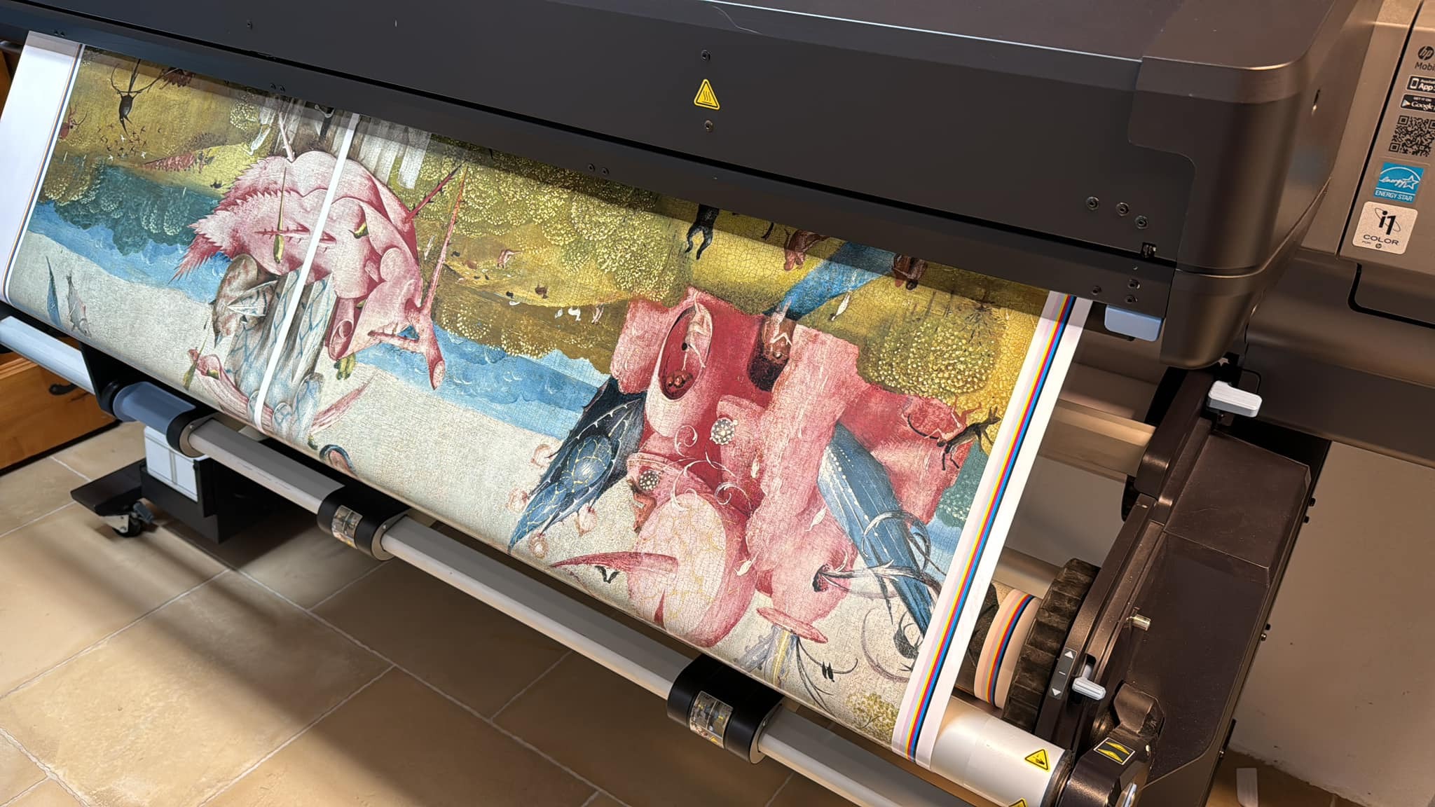 Großformatdrucker in Aktion bei Jahn Digital